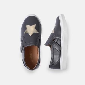 ContiKids Shoes - Girls Boys Classic Slip On Canvas Star Sneakers ContiKids Shoes - Girls Boys Classic Slip On Canvas Star Sneakers